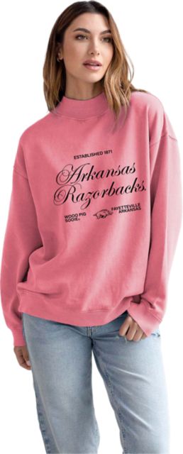 Arkansas Razorbacks Women's Nantucket Crewneck Sweatshirt