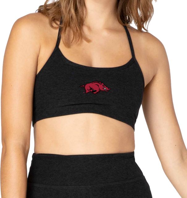 University of Arkansas Beyond Yoga Spacedye Slim Racerback Bra