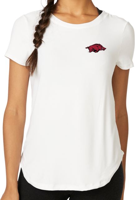University of Arkansas Beyond Yoga On The Down Low Short Sleeve Tee
