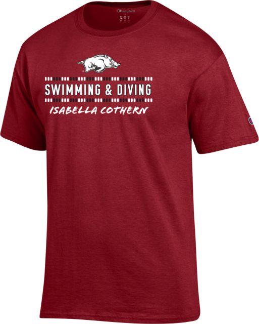 Arkansas Women's Swimming & Diving T-Shirt Isabella Cothern