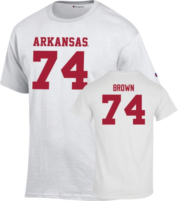 Arkansas Football T-Shirt Luke Brown - 74