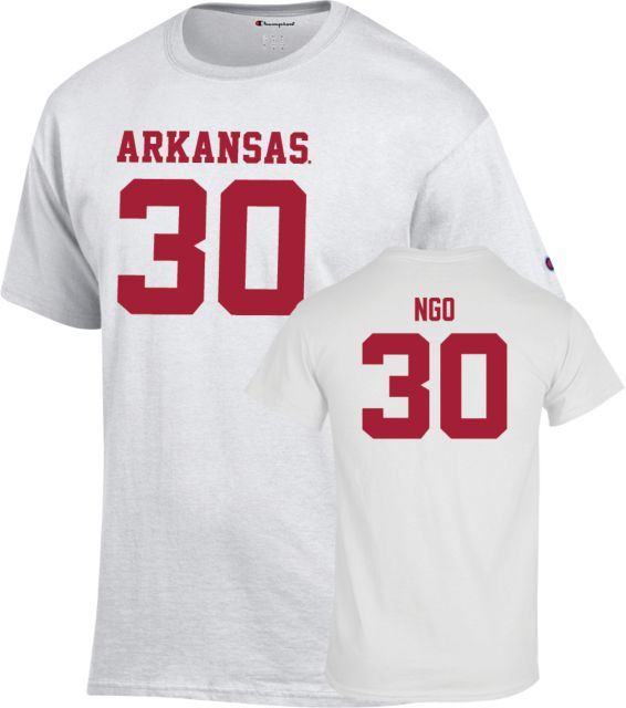 Arkansas Football T-Shirt Ashton Ngo - 30