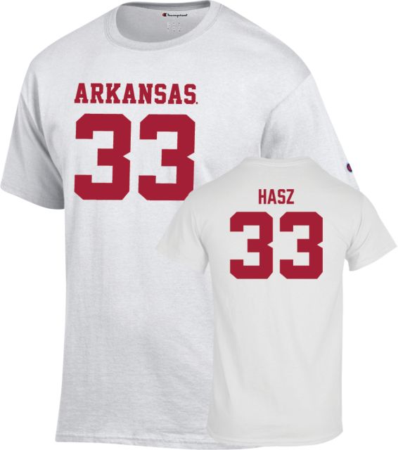 Arkansas Football T-Shirt Dylan Hasz - 33