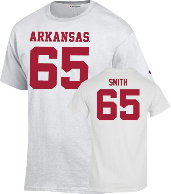 Arkansas Football T-Shirt Aaron Smith - 65