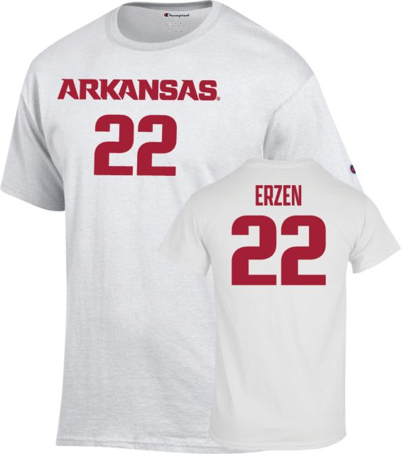 Arkansas Women's Soccer T-Shirt Ainsley Erzen - 22