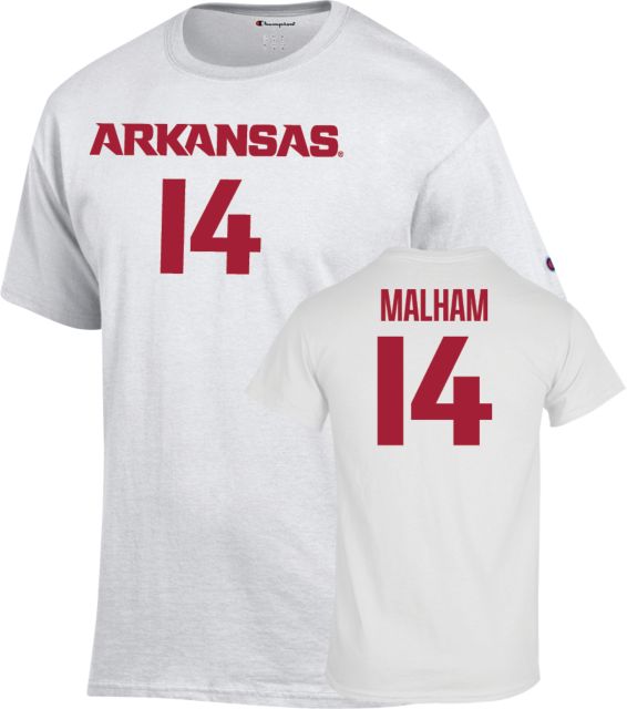 Arkansas Women's Soccer T-Shirt Makenzie Malham - 14