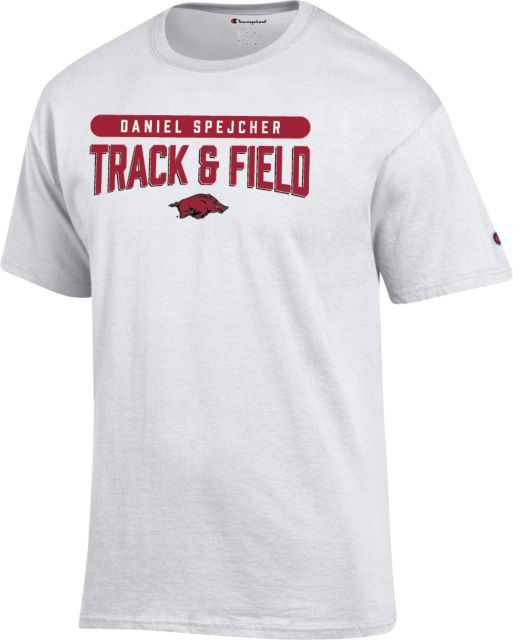 Arkansas Men's Indoor Track & Field T-Shirt Daniel Spejcher