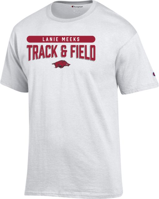 Arkansas Women's Indoor Track & Field T-Shirt Lanie Meeks