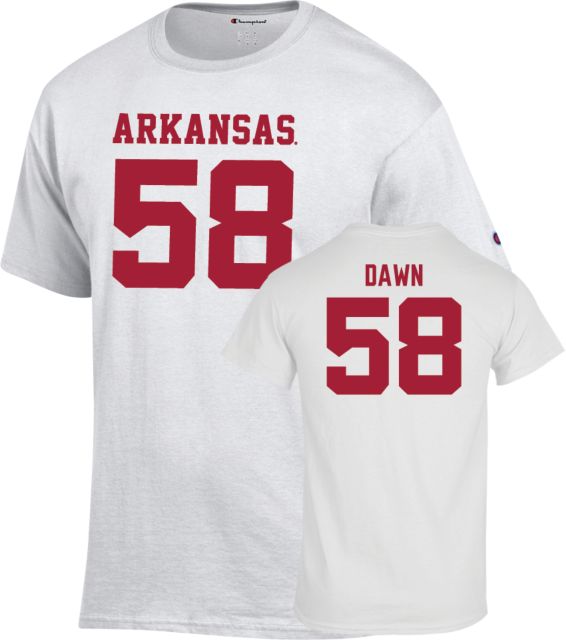 Arkansas Razorbacks Football T-Shirt Timothy Dawn - 58
