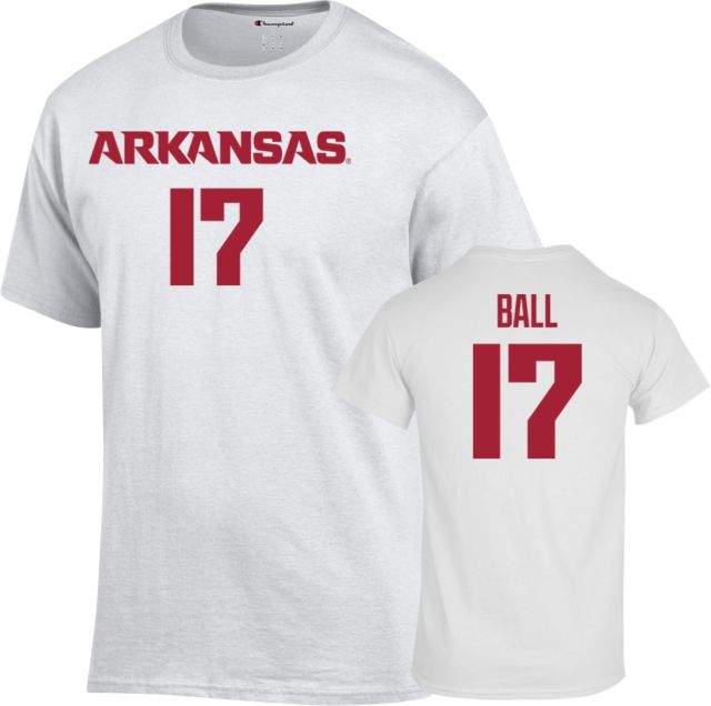 Arkansas Razorbacks Women's Soccer T-Shirt Kennedy Ball - 17