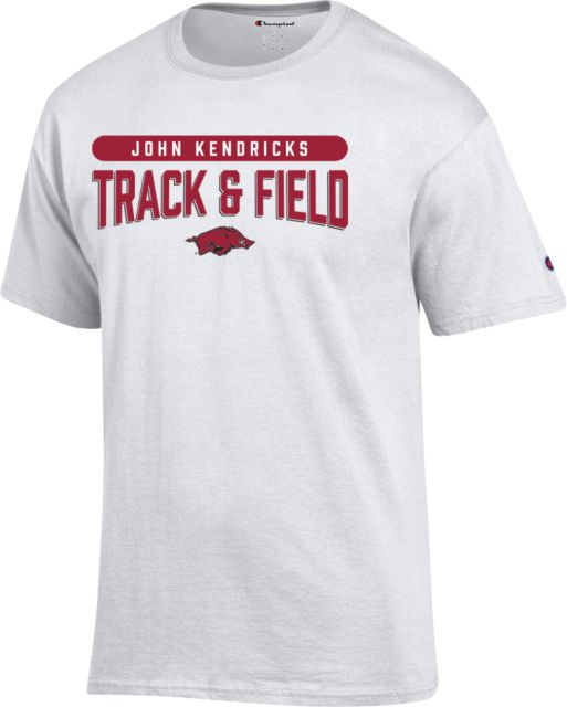 Arkansas Razorbacks Men's Indoor Track & Field T-Shirt John Kendricks