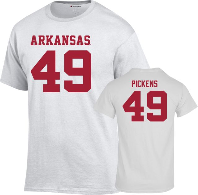 Arkansas Razorbacks Football T-Shirt John Paul Pickens - 49