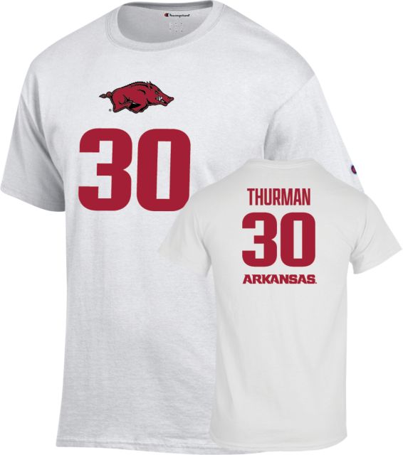 Arkansas Razorbacks Women's Volleyball T-Shirt Romani Thurman - 30