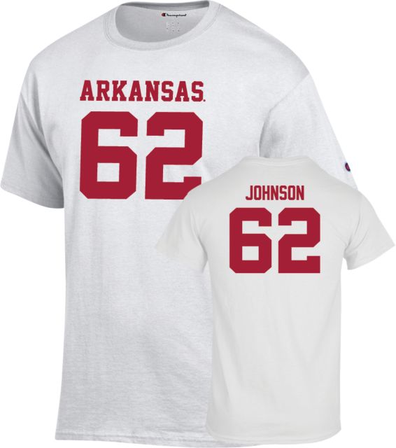 Arkansas Razorbacks Football T-Shirt Alex Johnson - 62