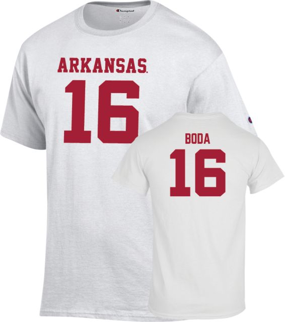 Arkansas Razorbacks Football T-Shirt Blake Boda - 16