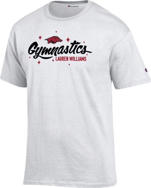 Arkansas Razorbacks Women's Gymnastics T-Shirt Lauren Williams