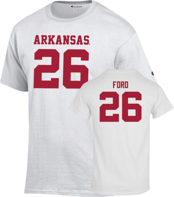 Arkansas Razorbacks Football T-Shirt Christian Ford - 26