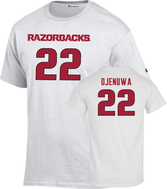 Arkansas Razorbacks Women's Basketball T-Shirt Vera Ojenuwa - 22