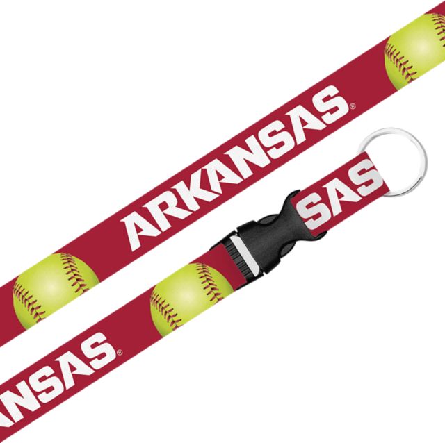 Arkansas Razorbacks Softball Lanyard with Buckle