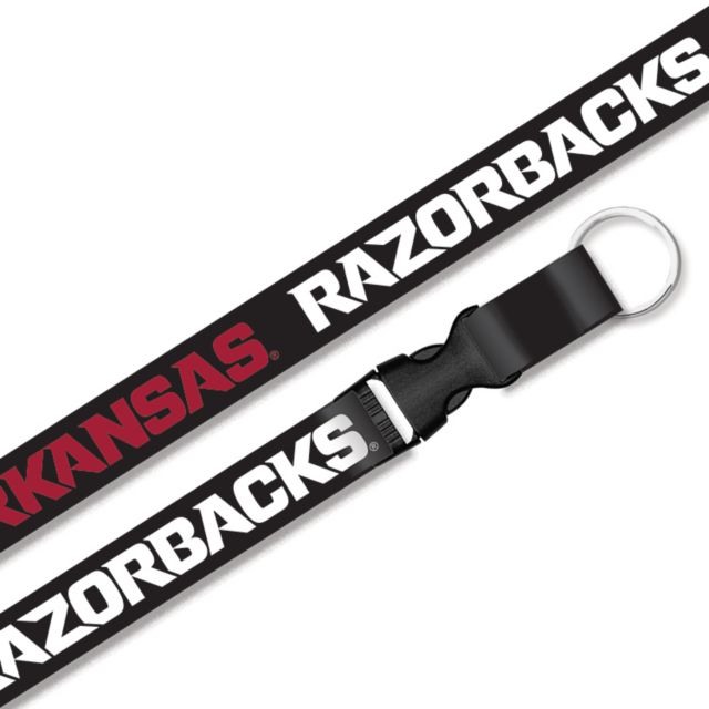 Arkansas Razorbacks Lanyard with Buckle