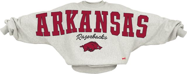 Arkansas Razorbacks Women's Oversized Crewneck Sweatshirt