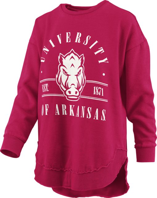 Arkansas Razorbacks Women's Oversized Crewneck Sweatshirt