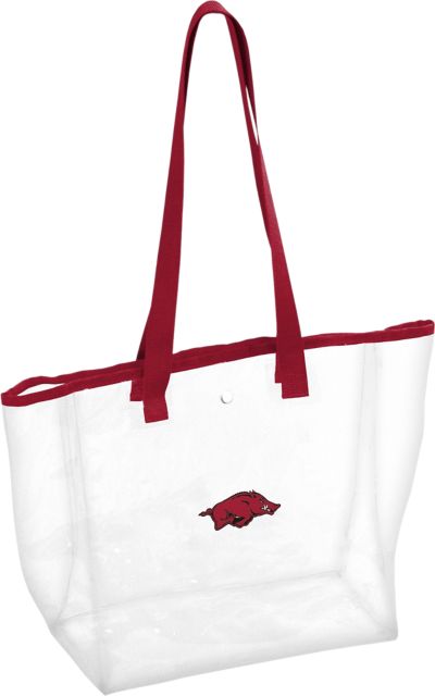 Arkansas Razorbacks Clear Stadium Tote Bag