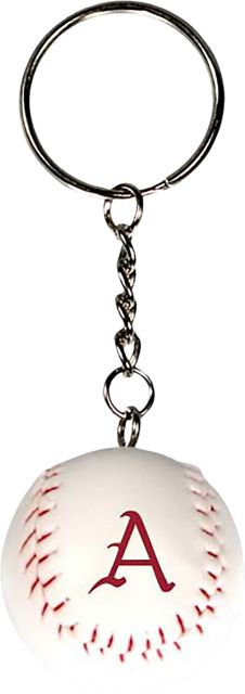 Arkansas Razorbacks Baseball Keychain