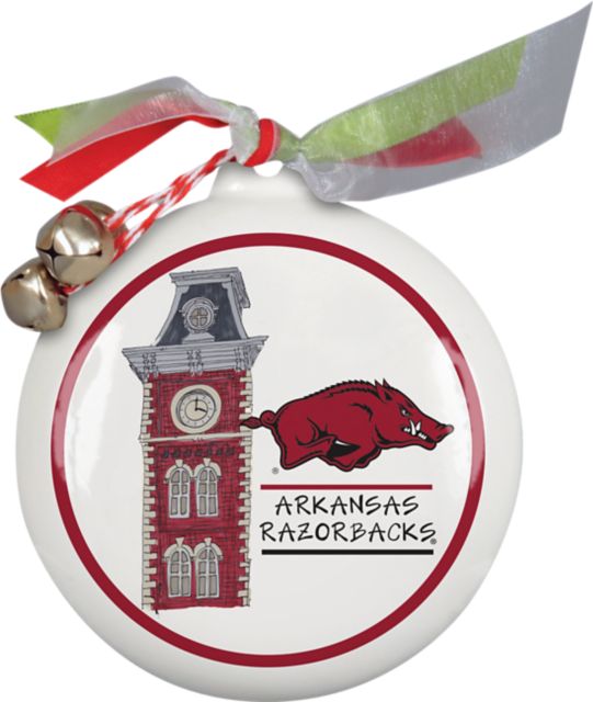Arkansas Razorbacks Puff Ornament