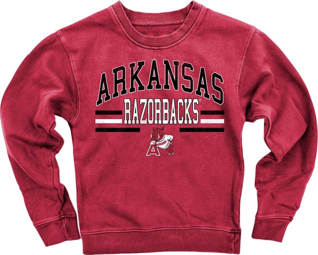 Arkansas Razorbacks Youth Crewneck Sweatshirt