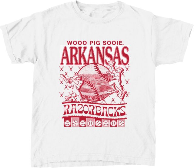 Arkansas Razorbacks Baseball Youth Short Sleeve T-Shirt