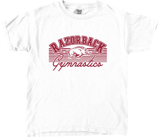 Arkansas Razorbacks Gymnastics Youth Short Sleeve T-Shirt