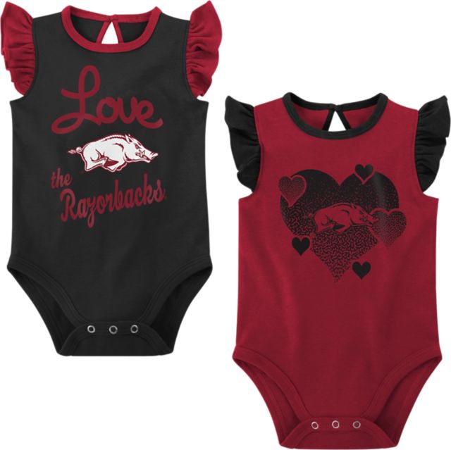 Arkansas Razorbacks Newborn Creeper Set
