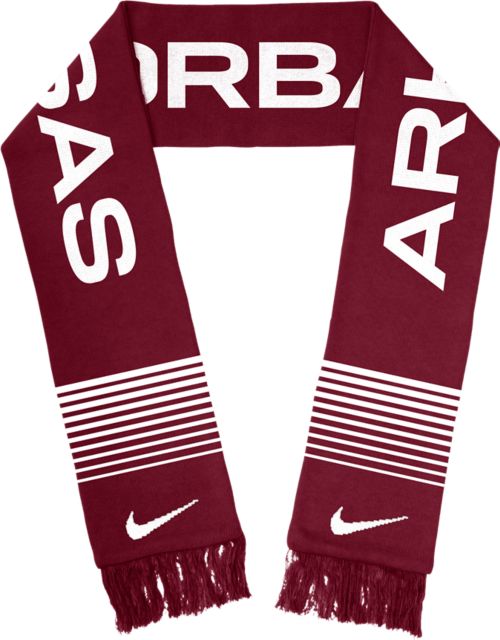 Arkansas Razorbacks Striped Scarf