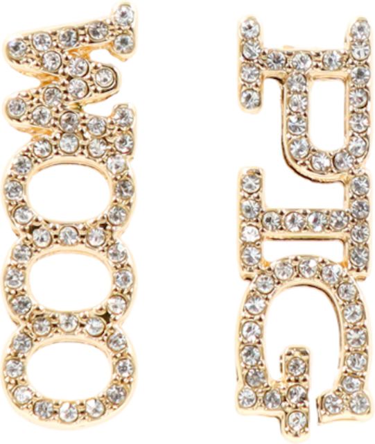 Arkansas Razorbacks Pave Rhinestone Stud Earrings