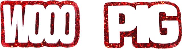 Arkansas Razorbacks Wooo Pig Stud Earrings