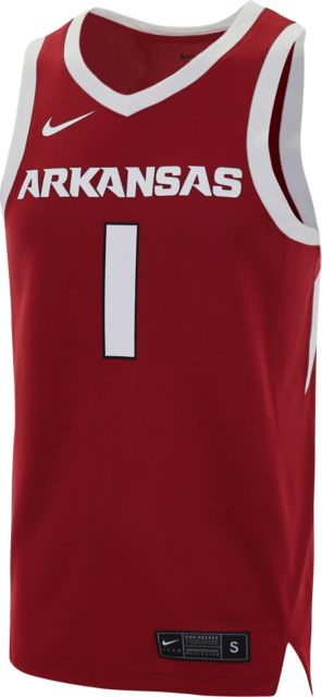 Arkansas Razorbacks Nike Replica Road Basketball Jersey