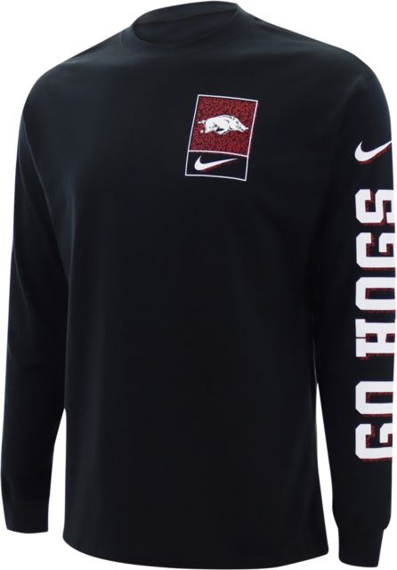 Arkansas Razorbacks Nike Cotton Max90 Long Sleeve T-Shirt