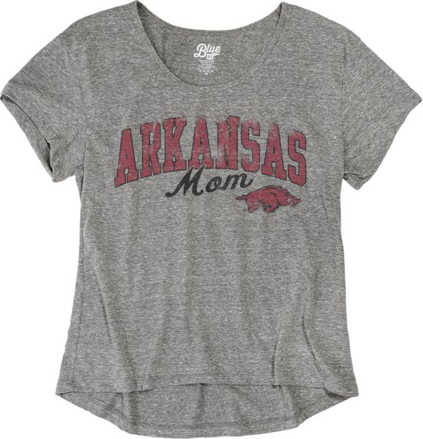 Arkansas Razorbacks Primed Soft Mom Tri-Blend T-Shirt