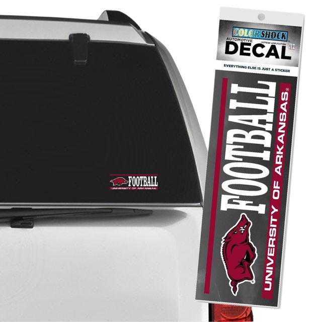 Arkansas Razorbacks Football Decal