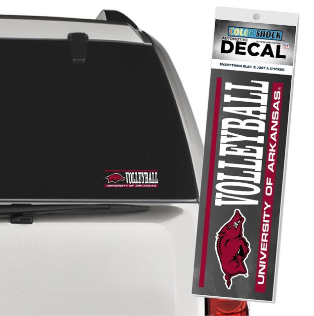Arkansas Razorbacks Volleyball Decal