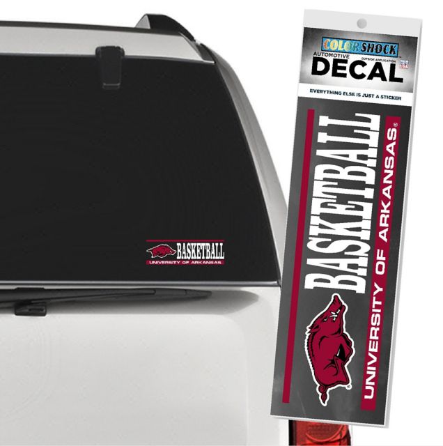 Arkansas Razorbacks Basketball Decal