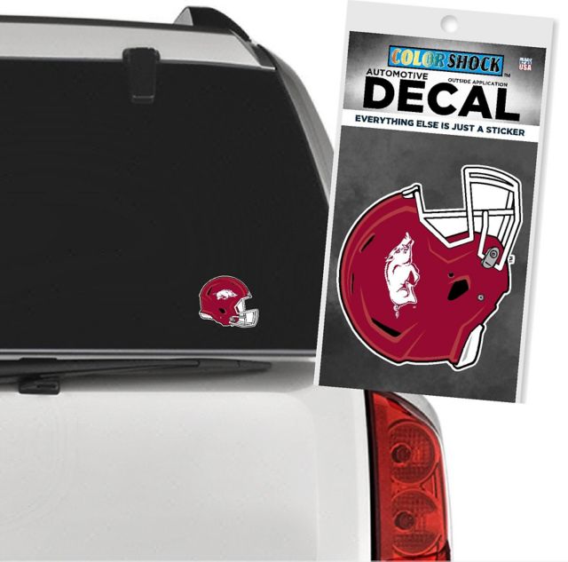 Arkansas Razorbacks Football Helmet Decal