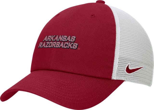 Arkansas Razorbacks Adjustable Meshback Cap
