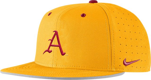 Arkansas Razorbacks On Field Performance Flat Brim Cap