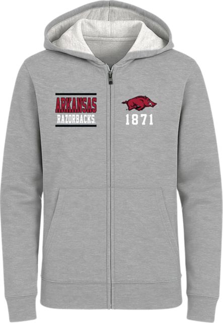 Arkansas Razorbacks Toddler Full Zip Hooded Sweatshirt