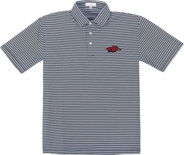 Arkansas Razorbacks Performance Stripe Polo