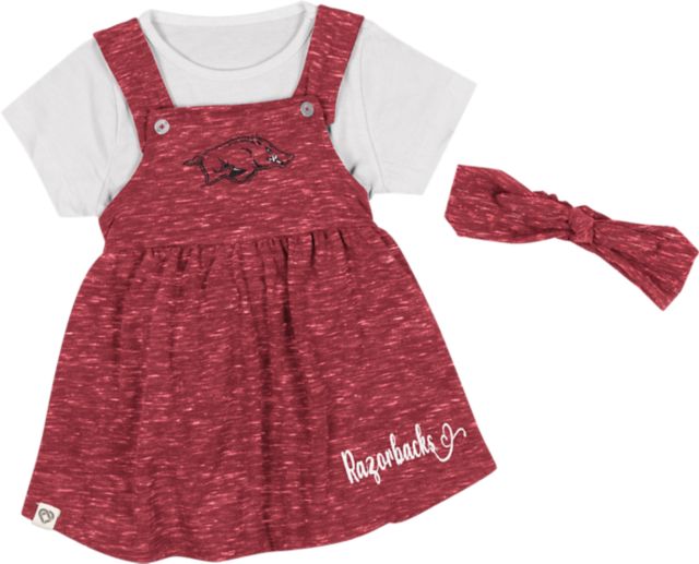 Arkansas Razorbacks Infant Girl's Dress Set
