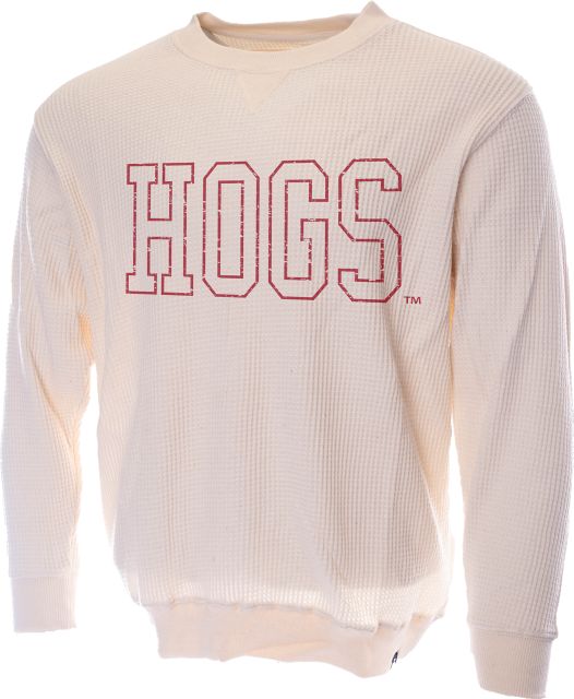 Arkansas Razorbacks Women's Waffle Crewneck