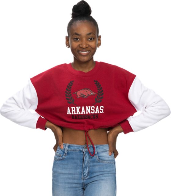 Arkansas Razorbacks Women's Cropped Crewneck